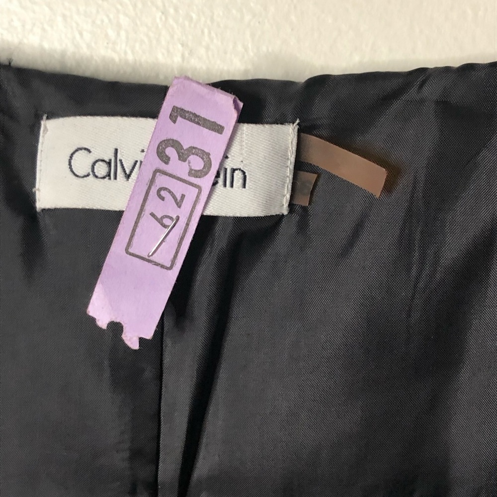CALVIN KLEIN Pleated Fit & Flare Dress - Picture 6 of 8